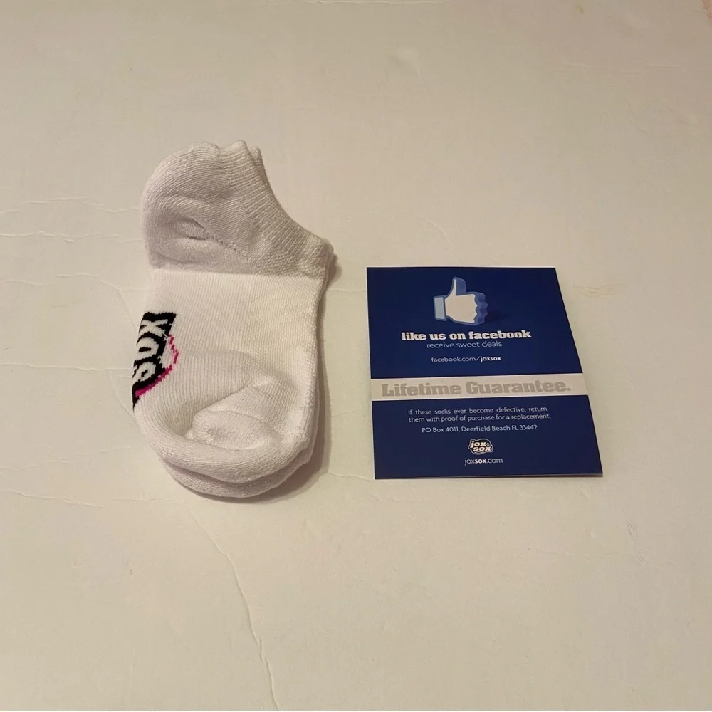 Joxsox Women’s White Cushioned No Show Socks